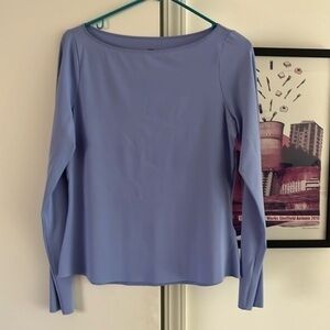 Purple Nike yoga dri-fit top